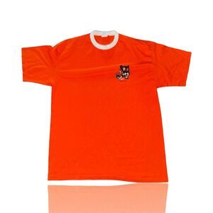 Vintage 80s BSA Tiger Cubs Ringer T-Shirt Orange XL Unisex Adults: GUC